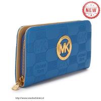 michael kors logo signature groot blauw portefeuilles Tas Original Harga sf5vn389